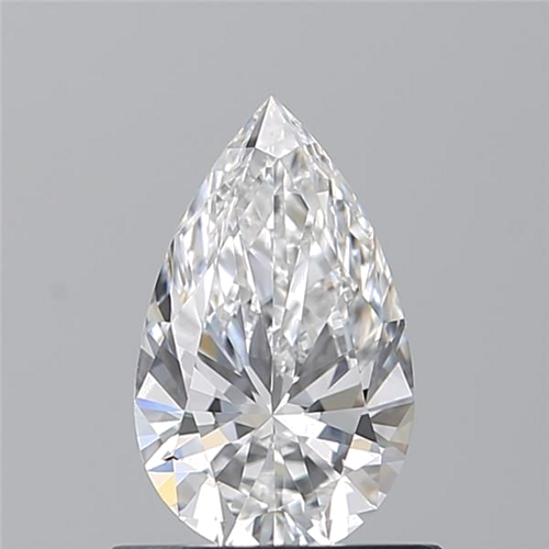 0.7 carat E-VVS2 Natūralus Pear Deimantas (1)