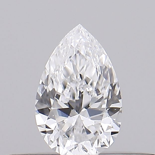 0.18 carat D-VS1 Natūralus Pear Deimantas (1)