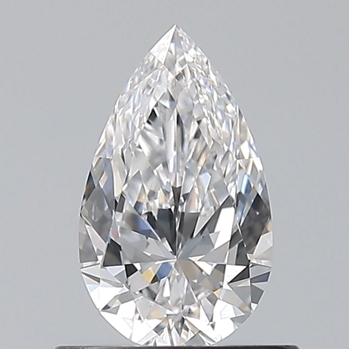 0.6 carat E-FL Natūralus Pear Deimantas (1)