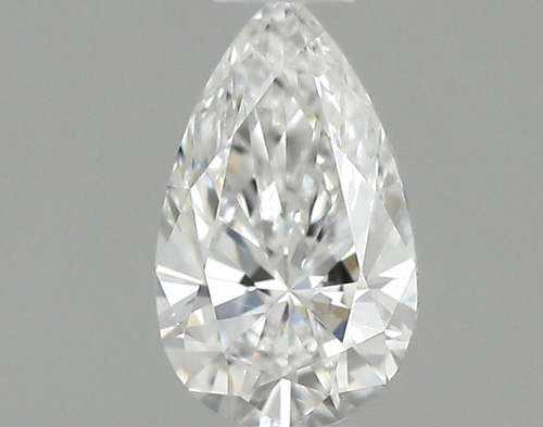0.29 carat F-VVS2 Natūralus Pear Deimantas (1)
