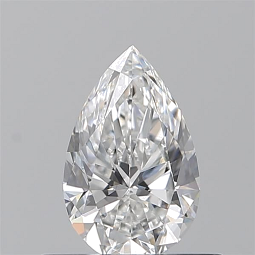 0.51 carat E-VVS2 Natūralus Pear Deimantas (1)