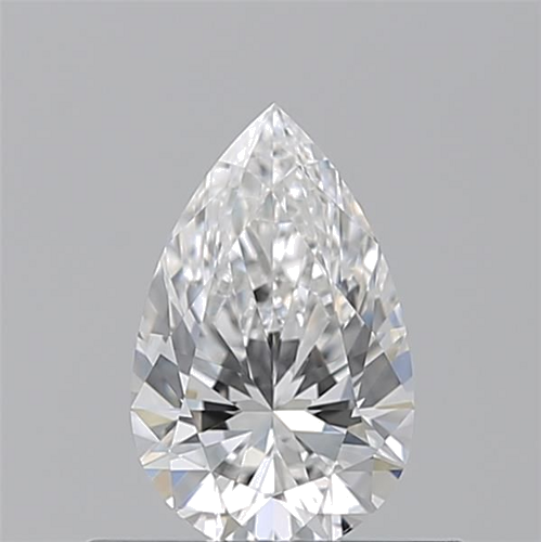 0.5 carat E-VS2 Natūralus Pear Deimantas (1)