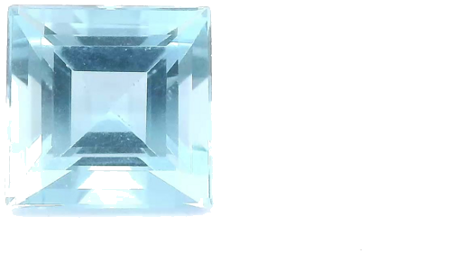 0.9 carat BLUE STEP cut Square Aquamarine (1)