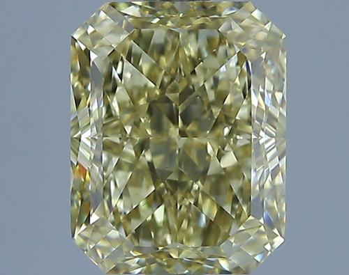 3.0 carat Fancy Yellow-VS2 Natūralus Radiant Deimantas (1)