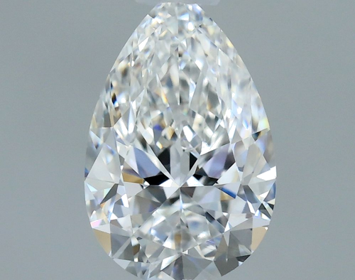 0.4 carat F-VVS2 Natūralus Pear Deimantas (1)