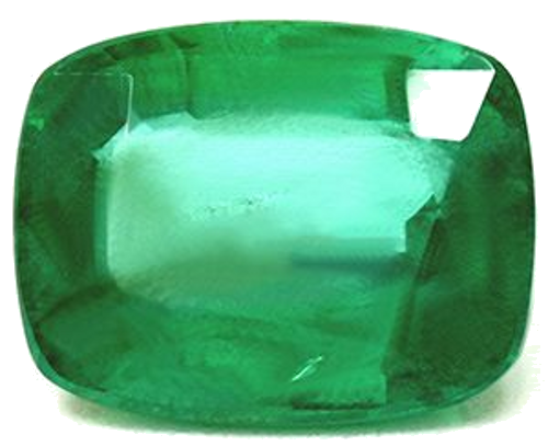 3.18 carat GREEN Cushion Smaragdas (1)