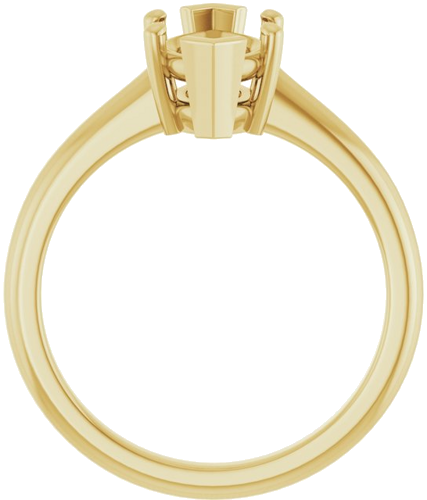 Sužadėtuvių Žiedas „V-End Prong“ 14k yellow gold Marquise 12mm x 6mm (2)