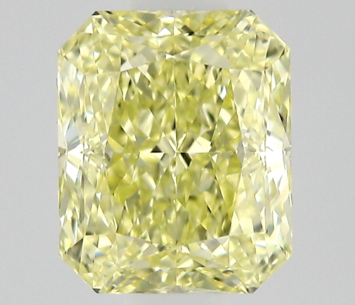 0.6 carat Fancy Yellow-VS1 Natūralus Radiant Deimantas (1)