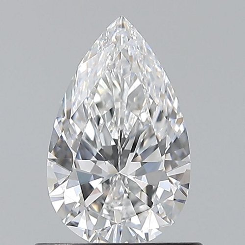 0.7 carat D-VS1 Natūralus Pear Deimantas (1)