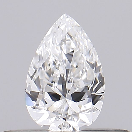0.21 carat E-VVS1 Natūralus Pear Deimantas (1)