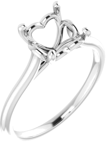 Sužadėtuvių Žiedas „Solitaire“ 950 Platinos Square 6mm (1)