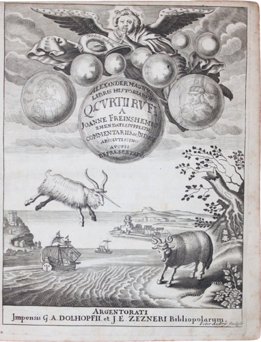 Антикварная книга XVII века об Александре Великом «De Rebus Alexandri» (Страсбург, 1670 г.) (1)