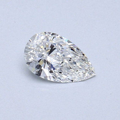 0.3 carat F-VS2 Natūralus Pear Deimantas (1)