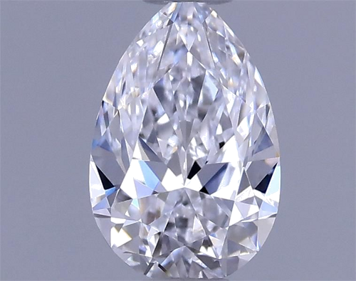0.4 carat D-VVS2 Natūralus Pear Deimantas (1)