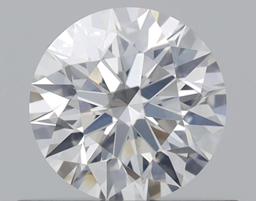 0.52 carat F-SI1 Excellent cut Natūralus Round Deimantas (1)