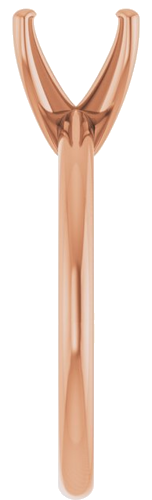 Sužadėtuvių Žiedas 14k rose gold Cushion 7mm (4)