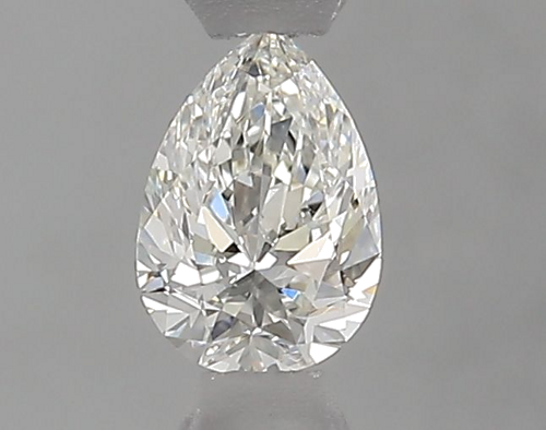0.4 carat H-VS2 Natūralus Pear Deimantas (1)