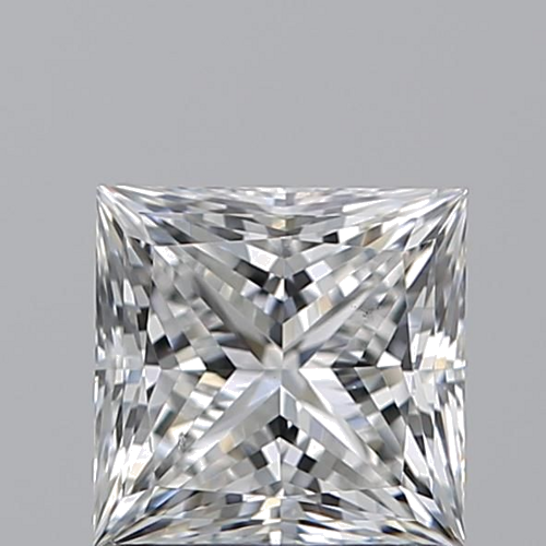 1.01 carat E-SI1 Natūralus Princess Deimantas (1)