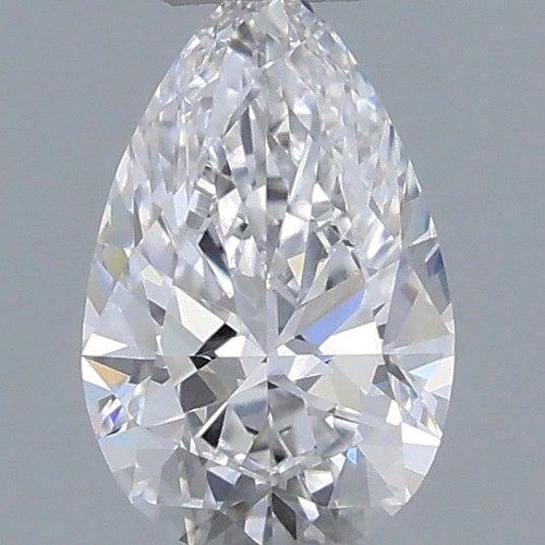 0.33 carat D-VVS2 Natūralus Pear Deimantas (1)