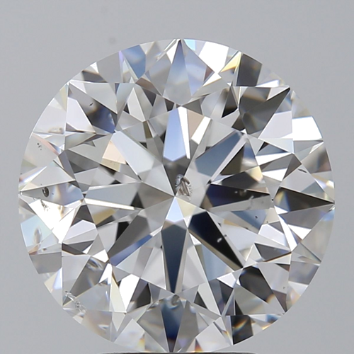 4.61 carat D-SI2 Very Good cut Natūralus Round Deimantas (1)