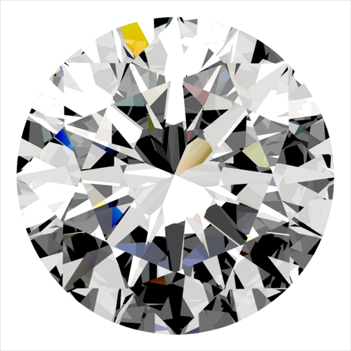 0.4 carat E-VS1 Excellent cut Natūralus Round Deimantas (1)