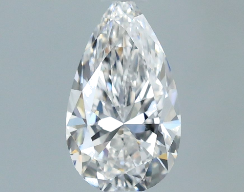 0.4 carat F-VVS1 Natūralus Pear Deimantas (1)