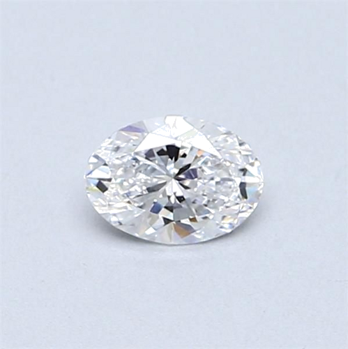 0.33 carat D-VVS2 Natūralus Oval Deimantas (1)