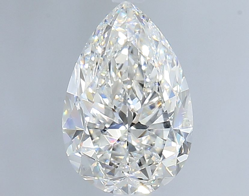 2.0 carat F-SI1 Natūralus Pear Deimantas (1)