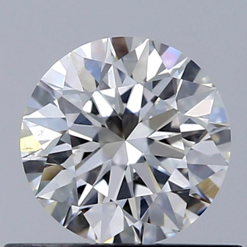 0.52 carat G-SI2 Excellent cut Natūralus Round Deimantas (1)