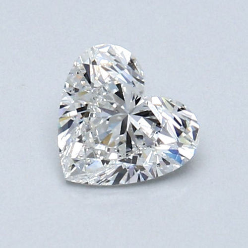 0.61 carat E-SI1 Natūralus Heart Deimantas (1)