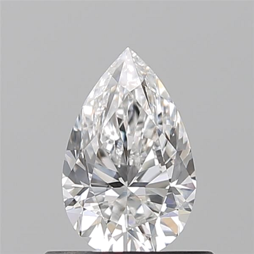 0.57 carat E-VVS2 Natūralus Pear Deimantas (1)