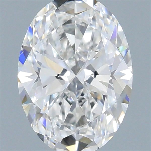 0.5 carat E-VS2 Natūralus Oval Deimantas (1)