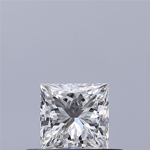0.38 carat D-VVS1 Natūralus Princess Deimantas (1)