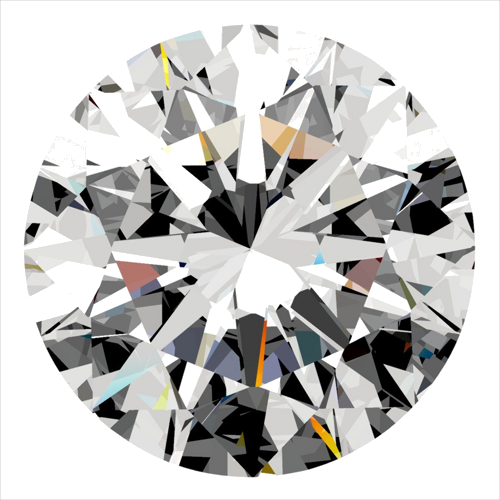 0.3 carat F-VS2 Excellent cut Natūralus Round Deimantas (1)