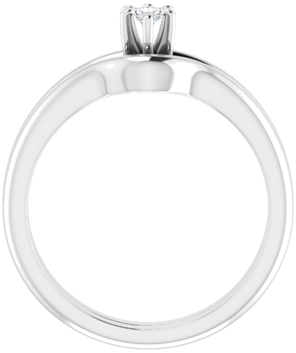 Sužadėtuvių Žiedas „Solitaire“ 417 Baltojo Aukso Marquise 5mm x 3mm (7)