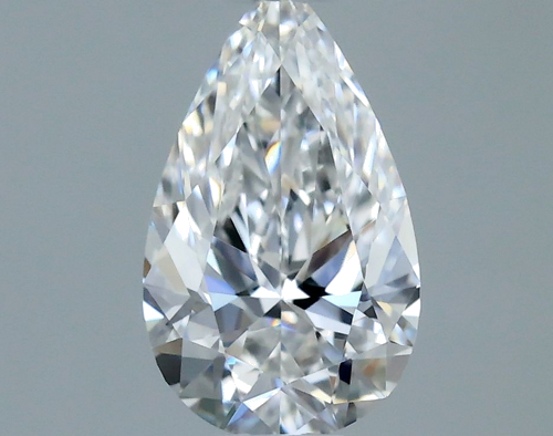0.27 carat E-IF Natūralus Pear Deimantas (1)