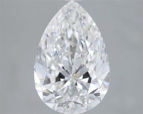 3.02 carat F-VS2 Natūralus Pear Deimantas (1)