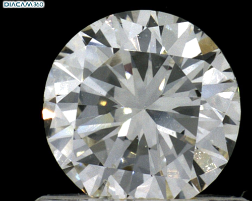 0.71 carat J-SI1 GD cut Natūralus Round Deimantas (1)