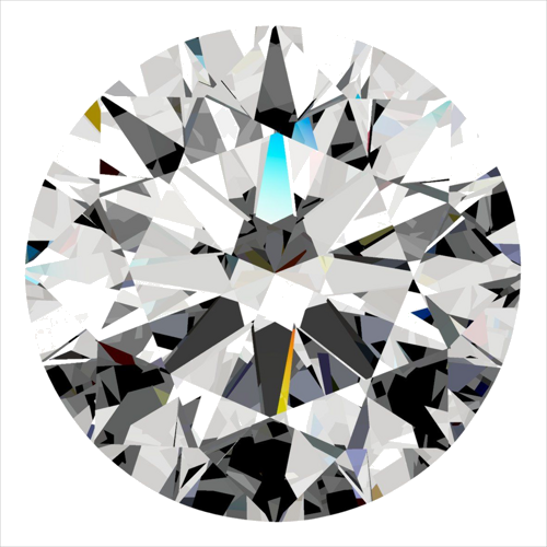 0.4 carat G-VS2 Excellent cut Natūralus Round Deimantas (1)