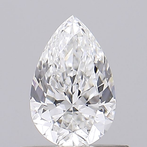 0.5 carat F-VS2 Natūralus Pear Deimantas (1)