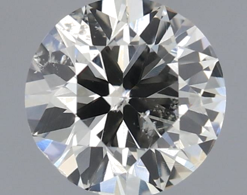 0.39 carat J-SI2 GD cut Natūralus Round Deimantas (1)