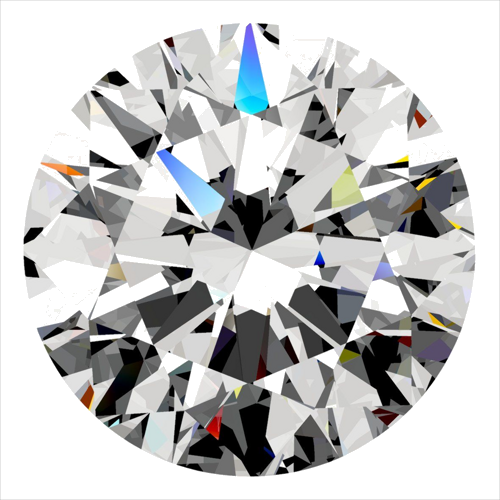 0.3 carat G-SI1 Excellent cut Natūralus Round Deimantas (1)