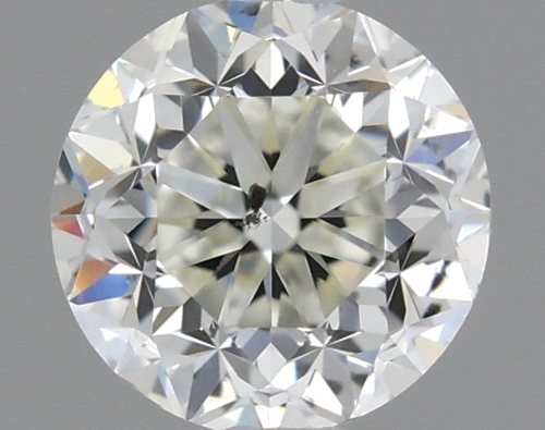 0.5 carat K-SI2 Fair cut Natūralus Round Deimantas (1)