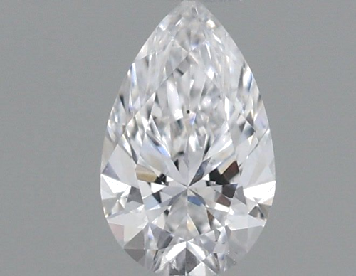 0.18 carat D-VS2 Natūralus Pear Deimantas (1)
