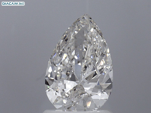 1.51 carat H-SI1 Natūralus Pear Deimantas (1)