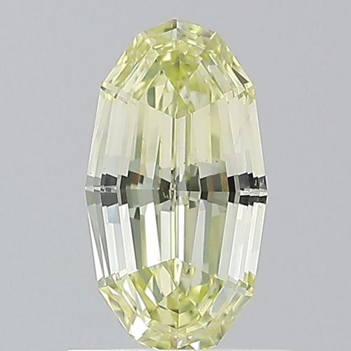 1.01 carat Fancy Light Yellow-SI1 Natūralus Oval Deimantas (1)