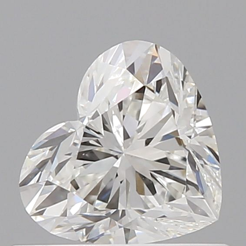 0.5 carat G-VVS2 Natūralus Heart Deimantas (1)