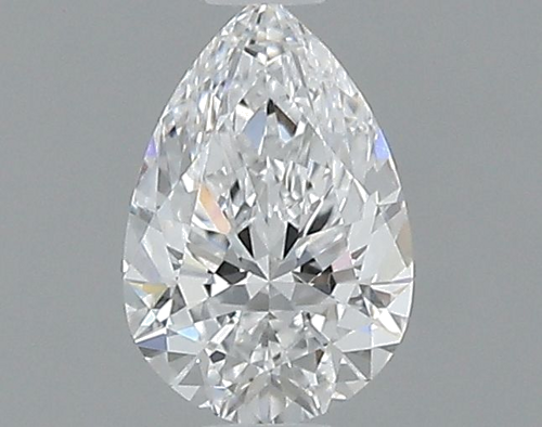 0.5 carat D-VS1 Natūralus Pear Deimantas (1)