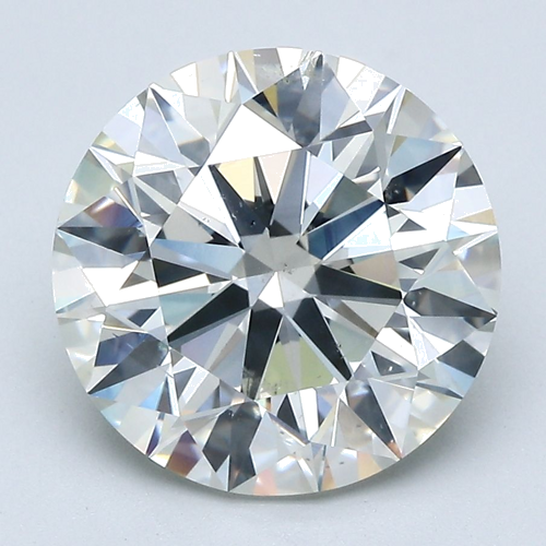 5.16 carat K-SI1 Excellent cut Natūralus Round Deimantas (1)