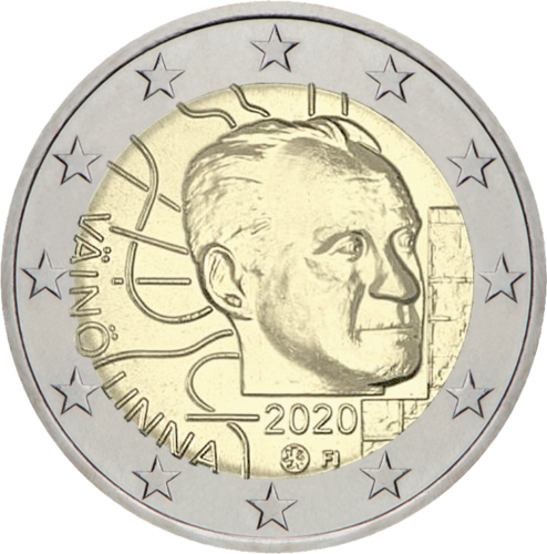 2020 Finland Vaino Linna 2 euro coin (1)